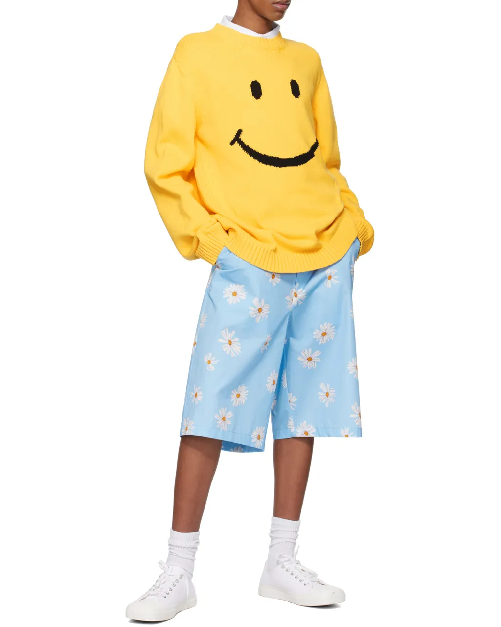 Smiley Face Knit Sweater
