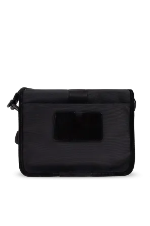 Logo-Plaque Buckled Shoulder Bag