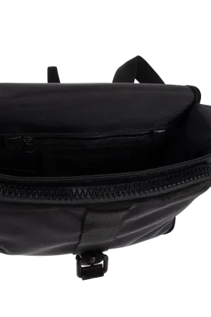 Logo-Plaque Buckled Shoulder Bag