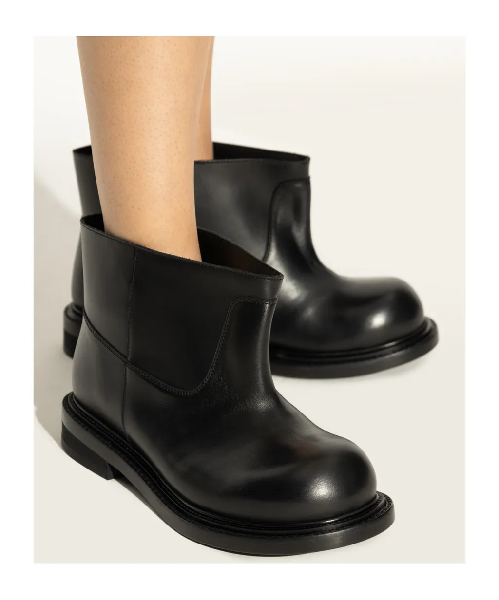 Round-Toed Ankle Boots