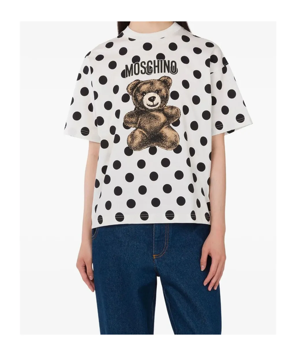 Teddy Bear Printed Jersey T-Shirt