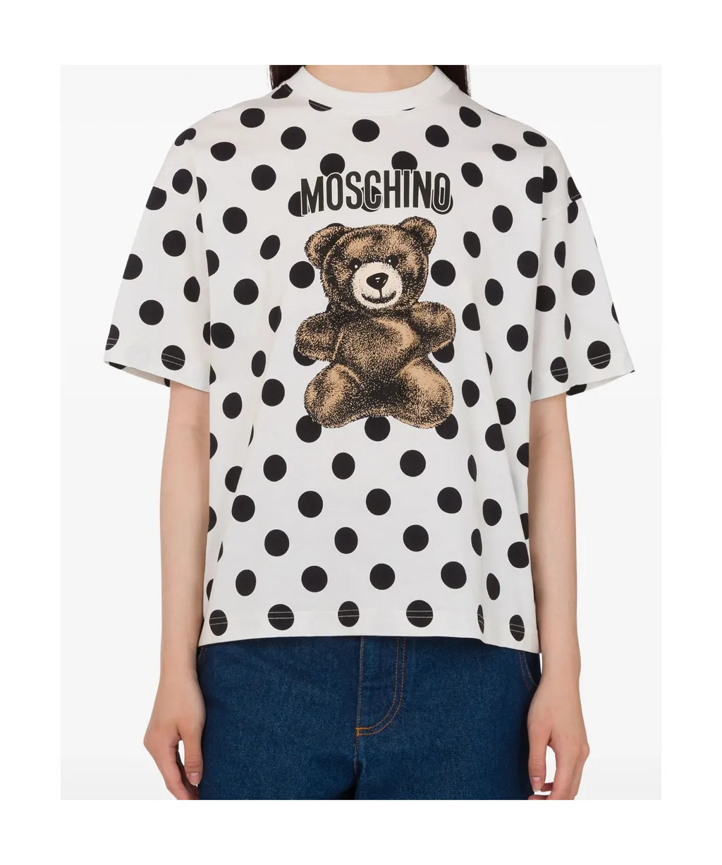 Teddy Bear Printed Jersey T-Shirt