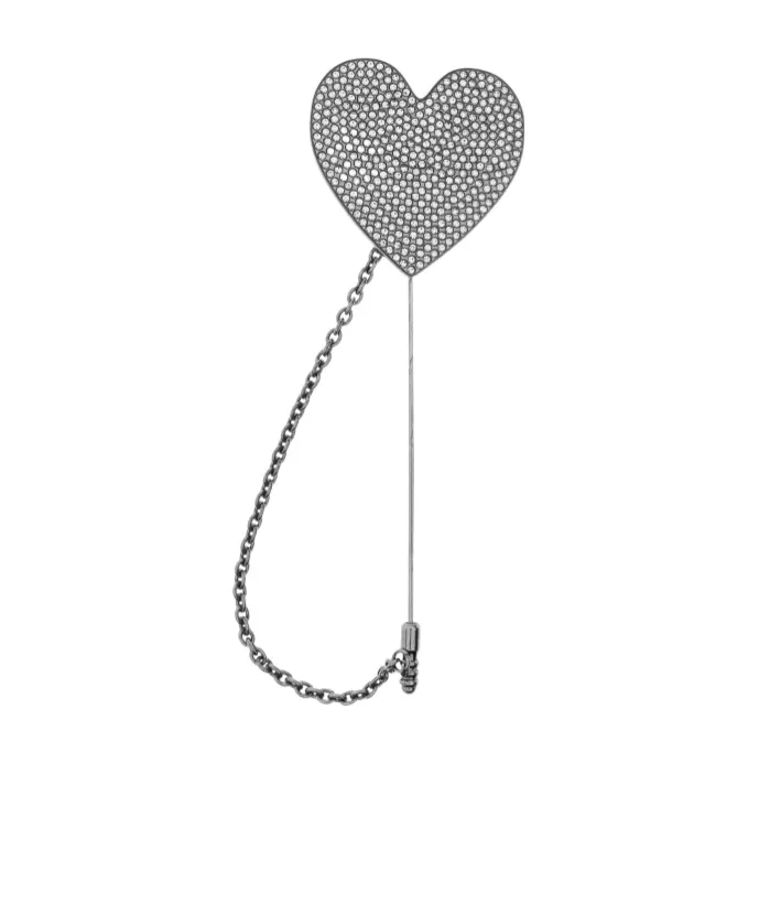 Heart-Shaped Brooch