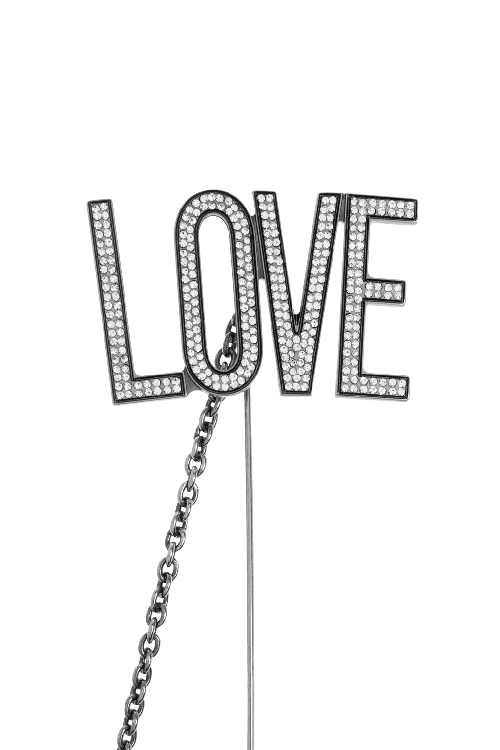 Love Crystal-Embellished Brooch