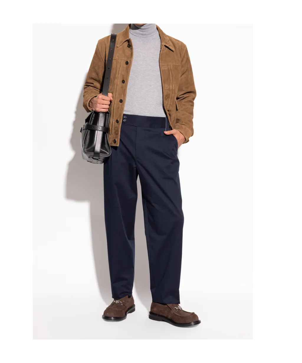 Calf-Hair Slip-On Loafers