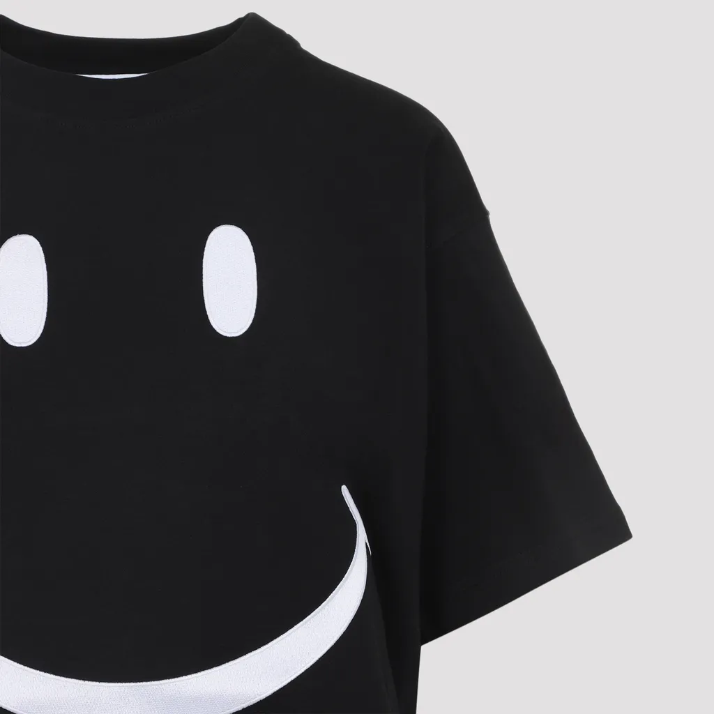 Smiley-Face Cotton T-Shirt