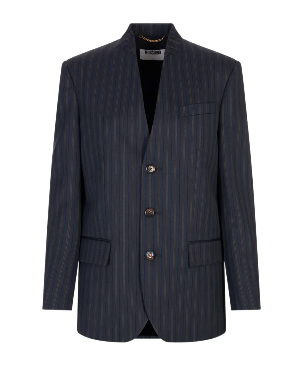 Long-Sleeved Suit Jacket