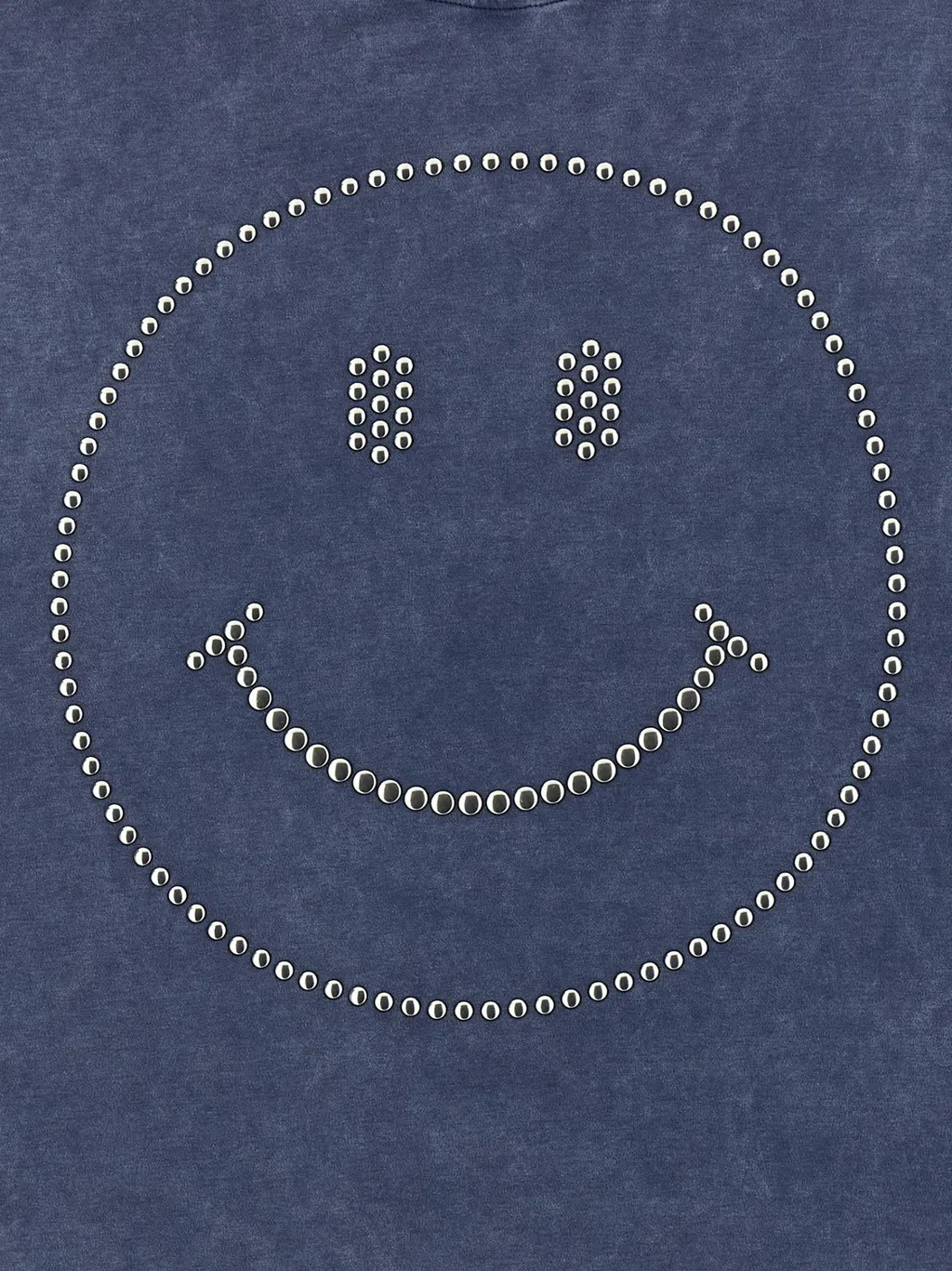 Stud-Embellished Smiley T-Shirt