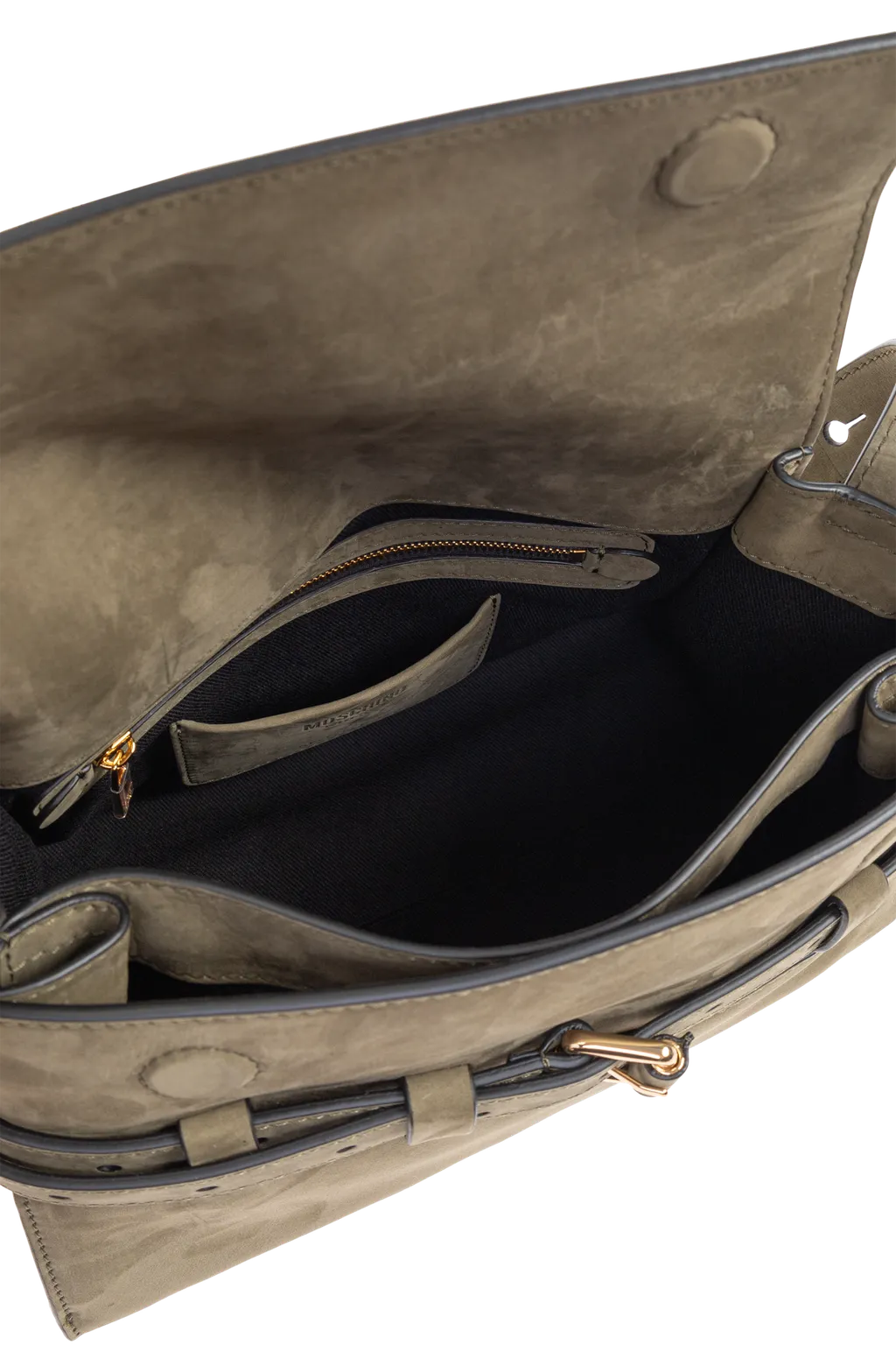 Medium Tie Me Suede Crossbody Bag