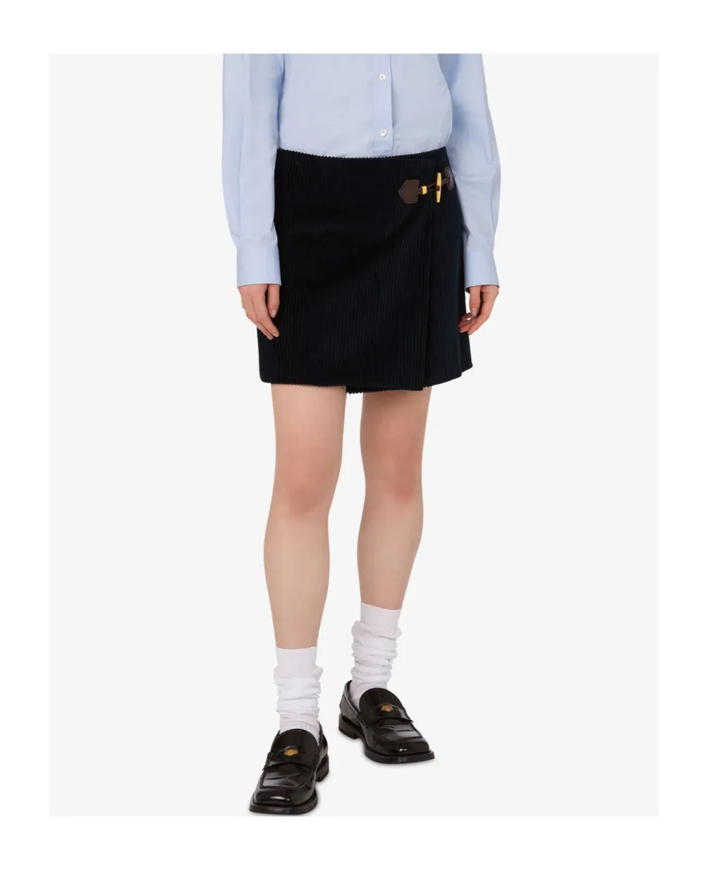 Corduroy Mini Skirt