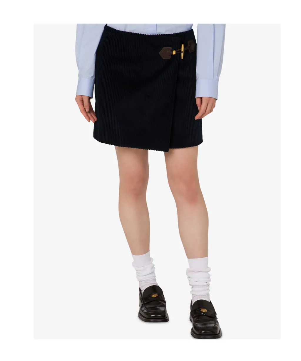 Corduroy Mini Skirt