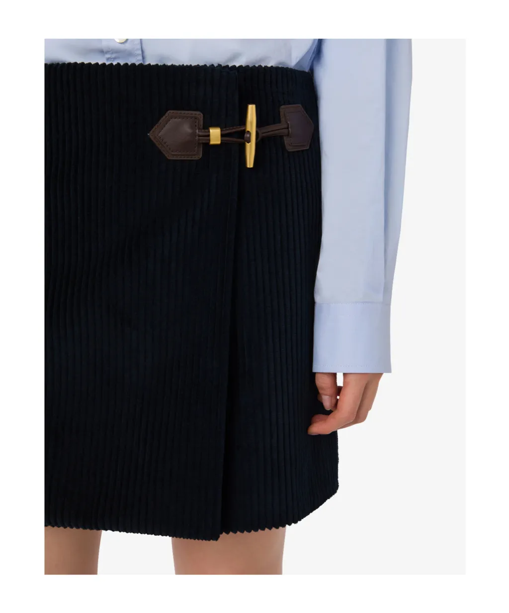 Corduroy Mini Skirt