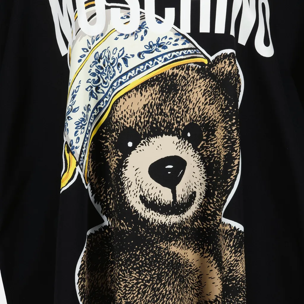 Teddy Bear Print T-Shirt Dress
