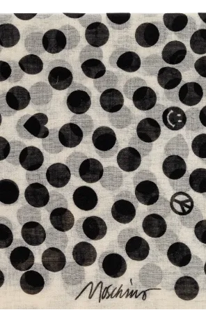 Polka-Dot Pattern Scarf