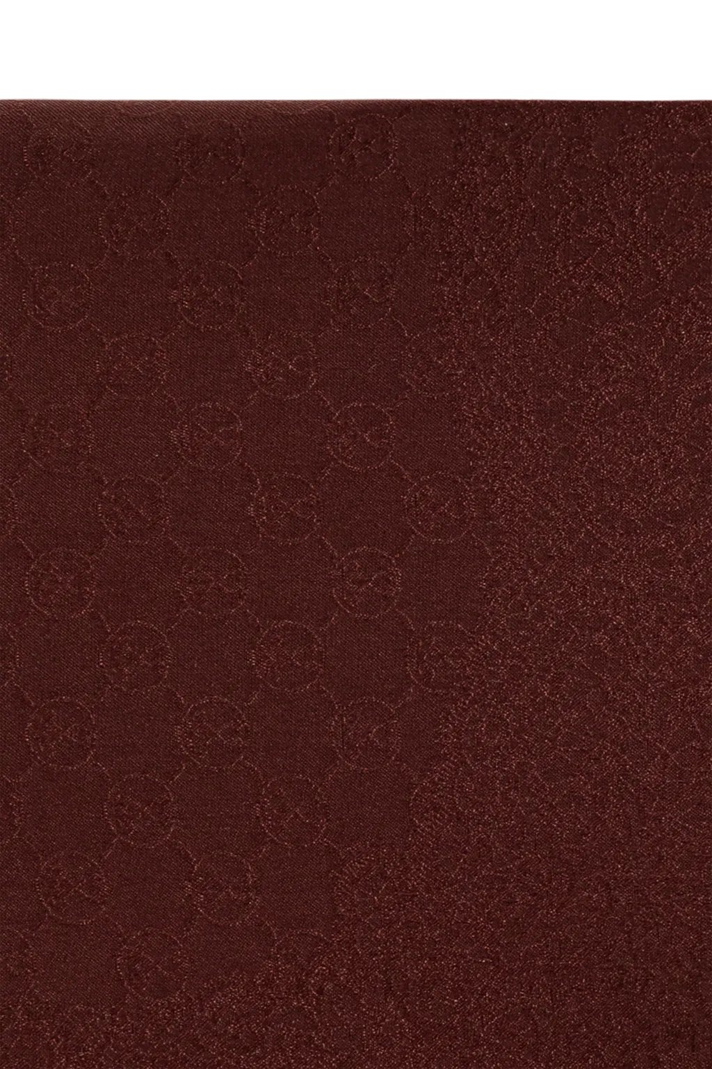 Monogram-Pattern Silk Scarf