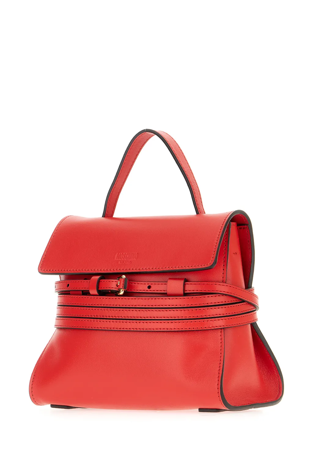 Tie Me Leather Tote Bag