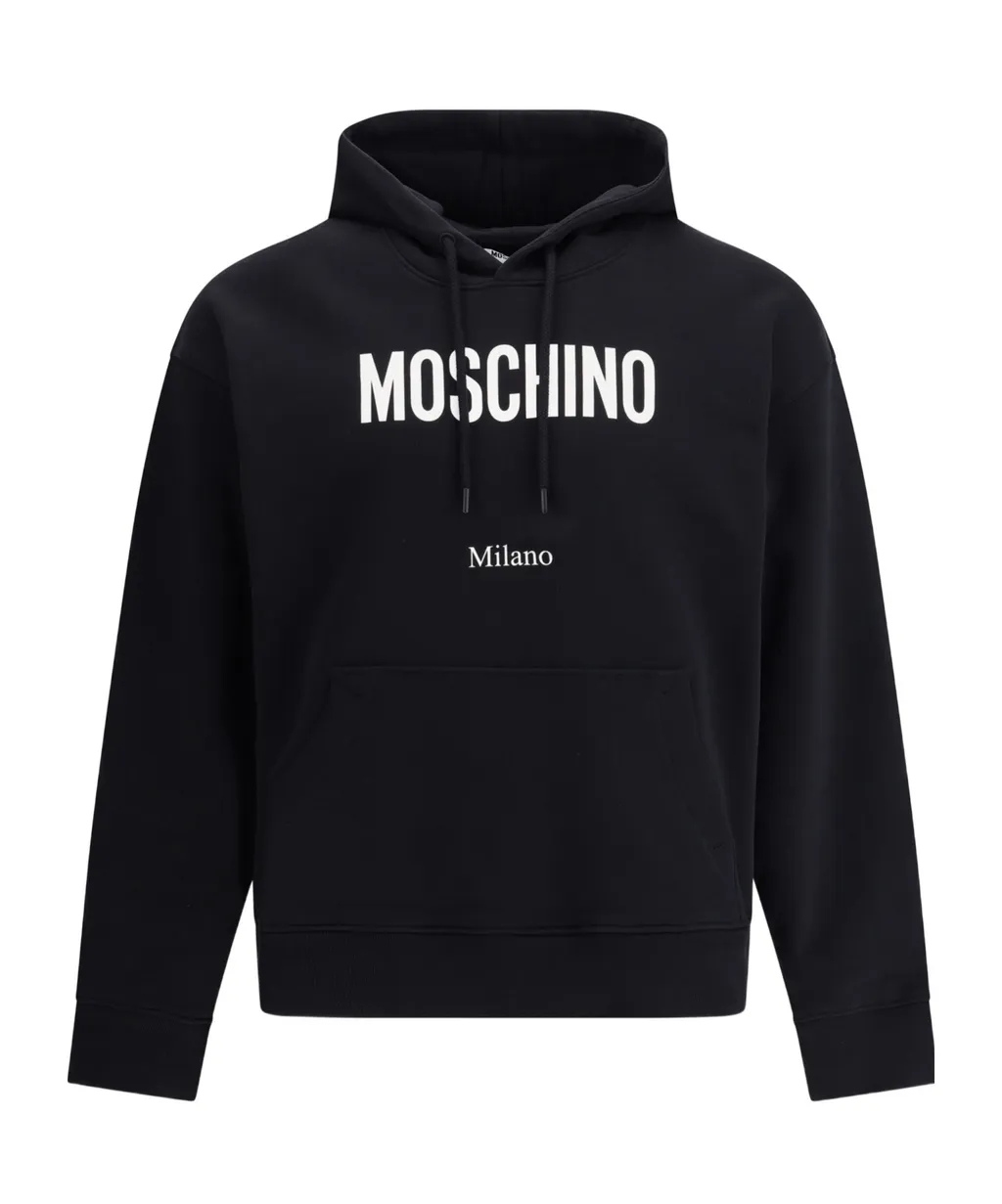 Logo Printed Drawstring Hoodie