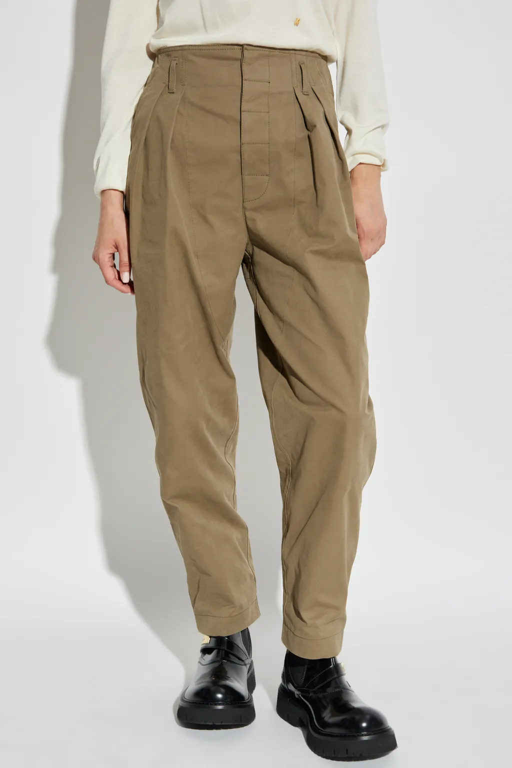 Pleated Track Pants