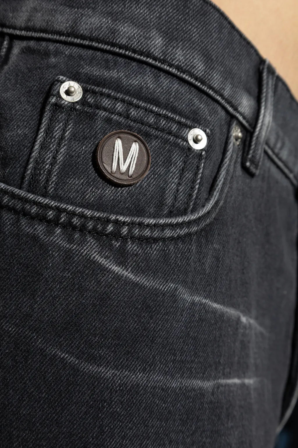 Five-Pocket Faded Jeans