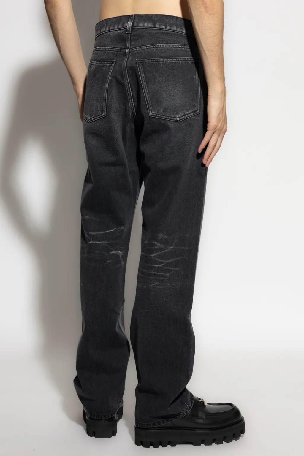 Five-Pocket Faded Jeans