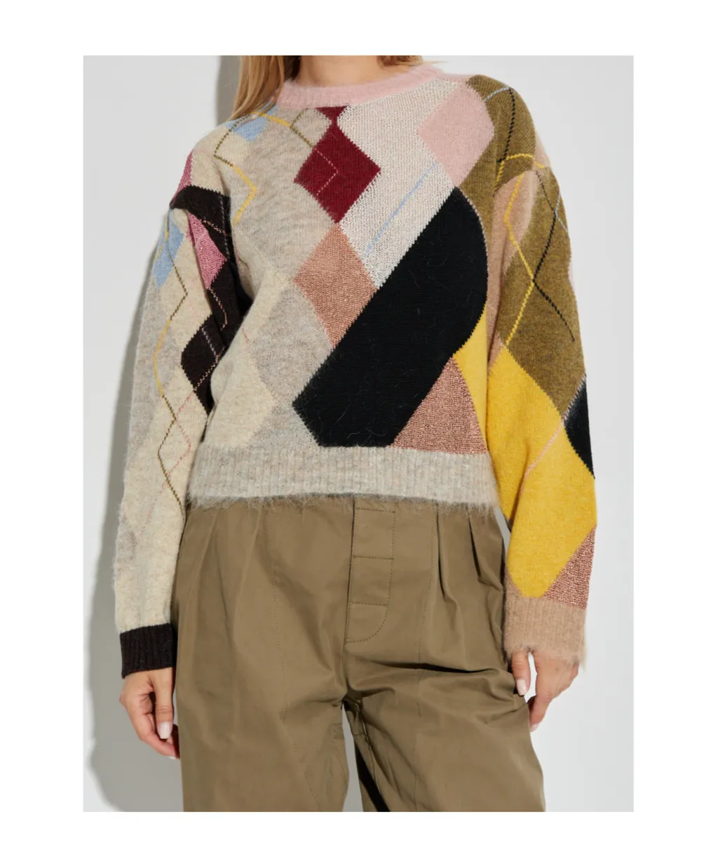 Patterned Wool Sweater