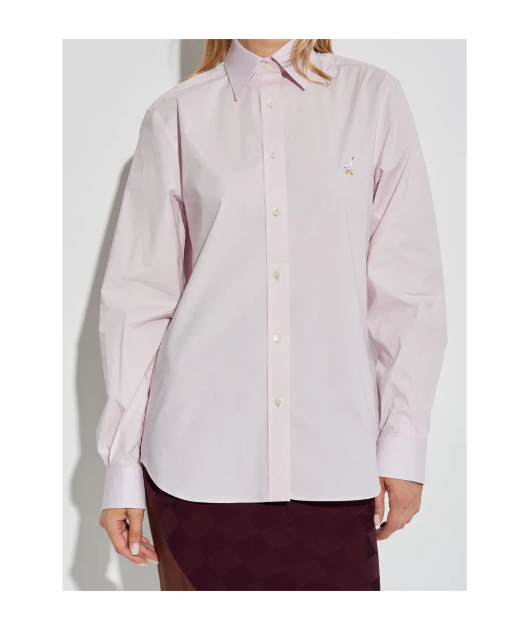 Embroidered Goose Shirt