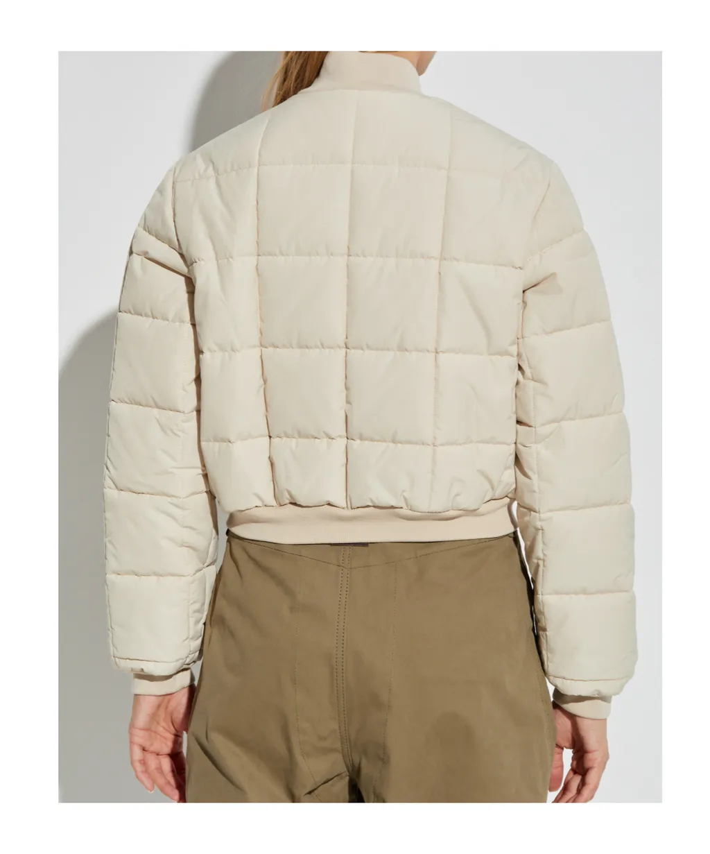 Quilted Bomber Jacket
