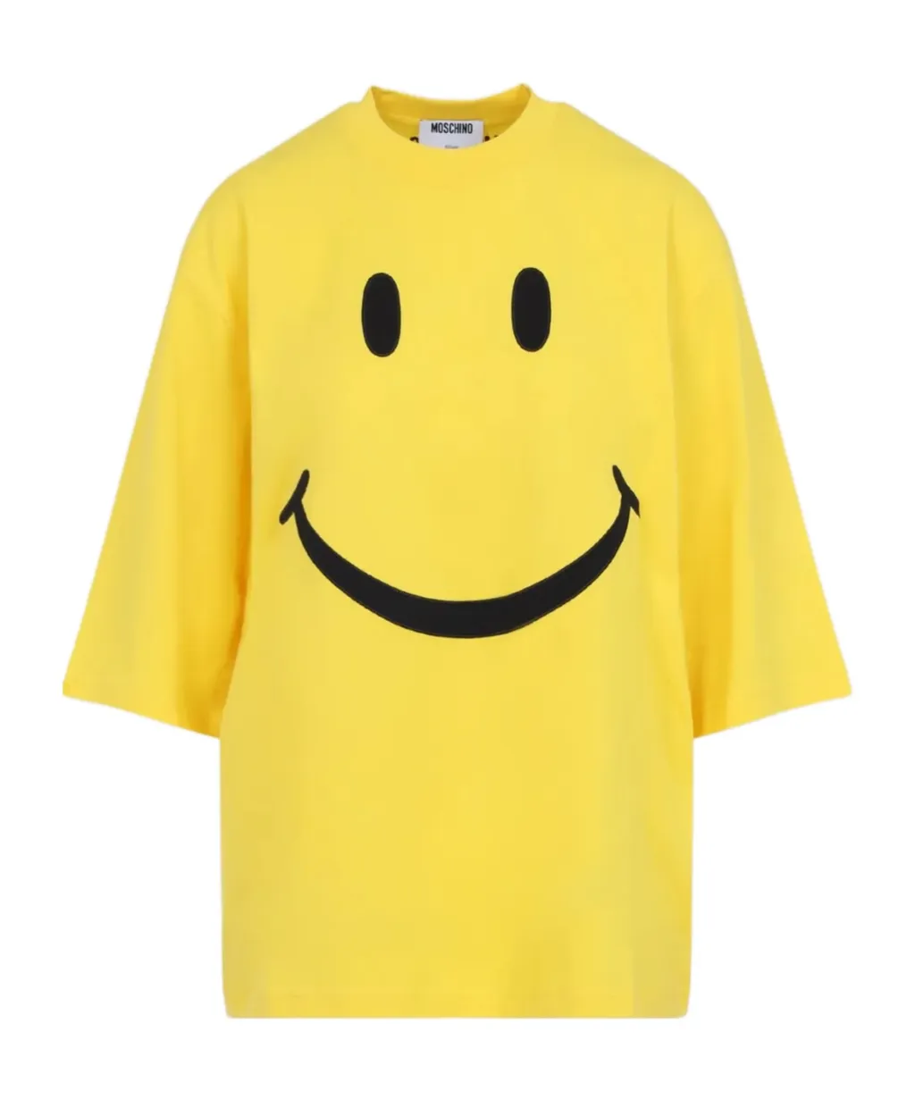 X Smiley Cotton T-Shirt