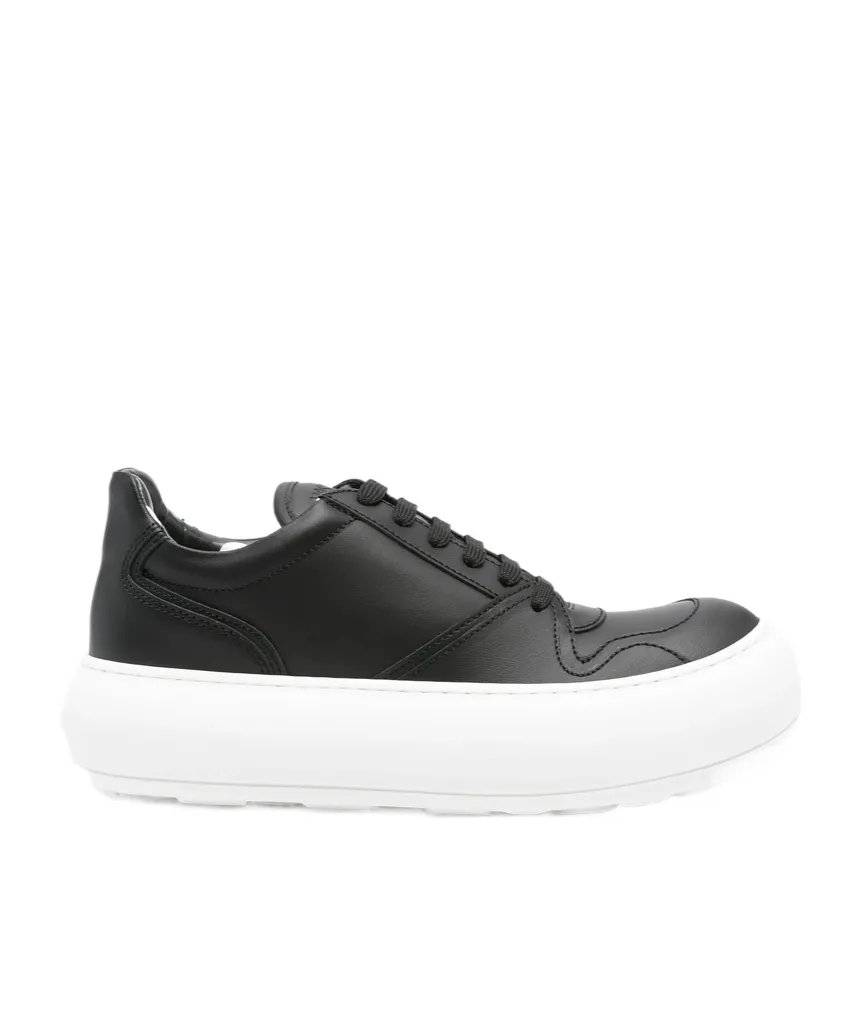 Leather Platform Sneakers