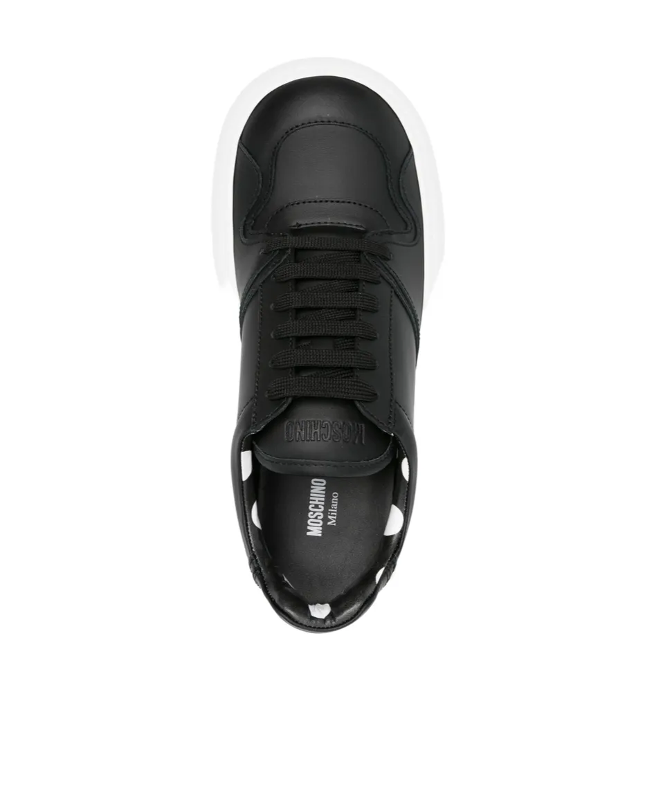 Leather Platform Sneakers