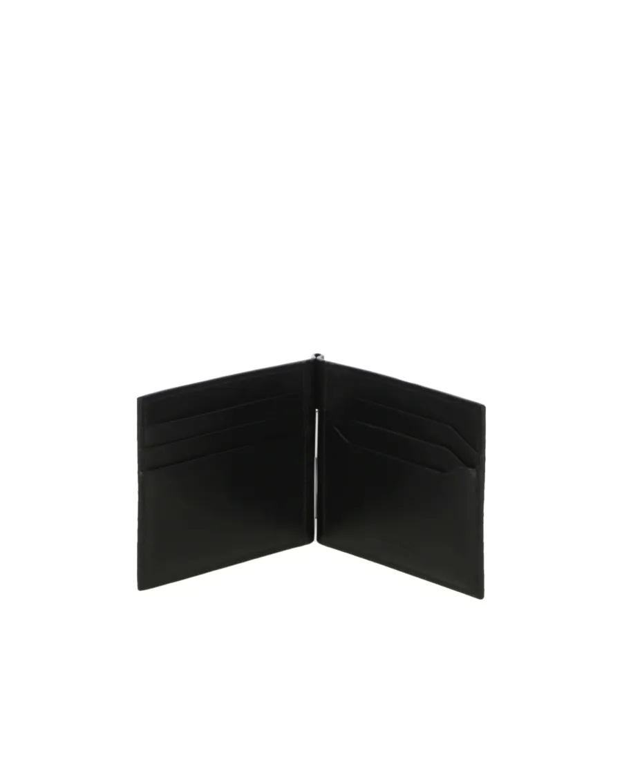 Open-Fold Money Clip Wallet