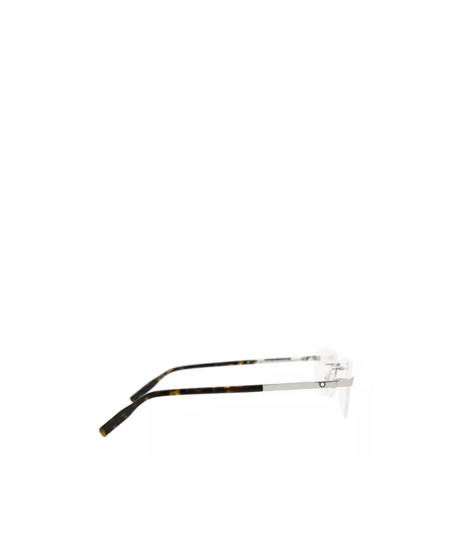 Square Logo Flat Mirror Eyeglasses