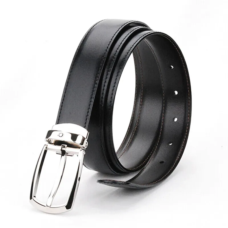 Logo Patch Buckled Reversible Belt
