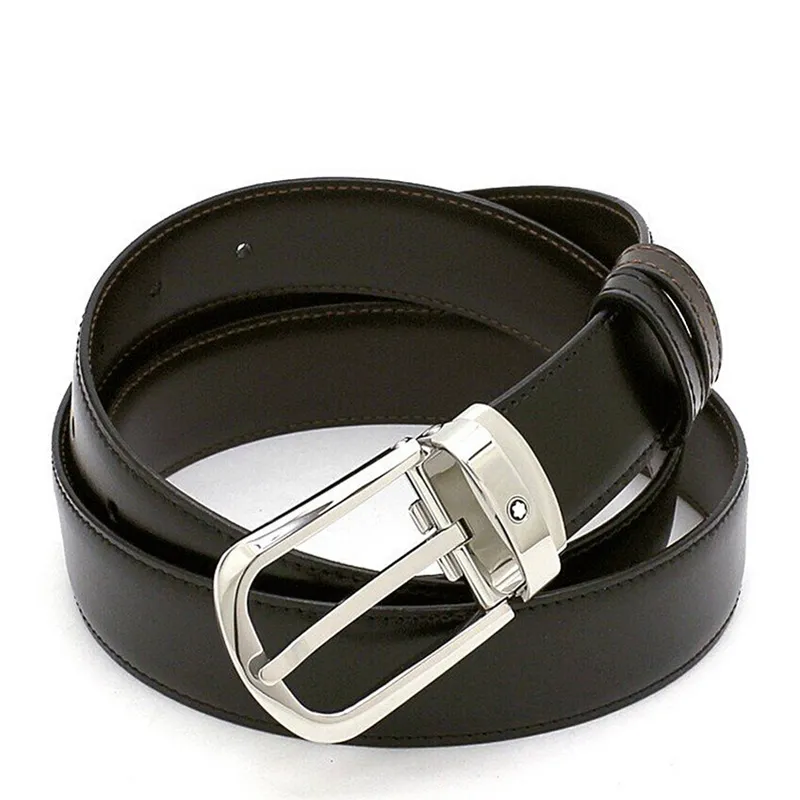 Logo Patch Buckled Reversible Belt