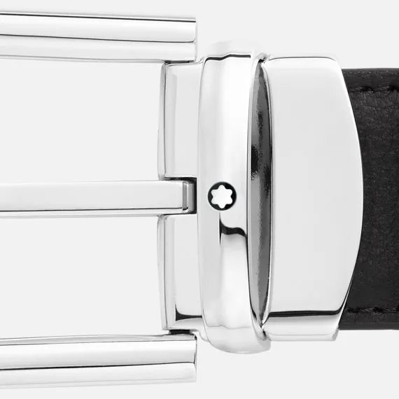 Reversible Horseshoe Buckle Belt