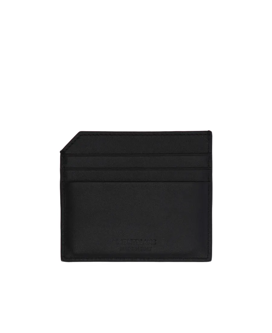 Logo Plaque Leather Cardholder