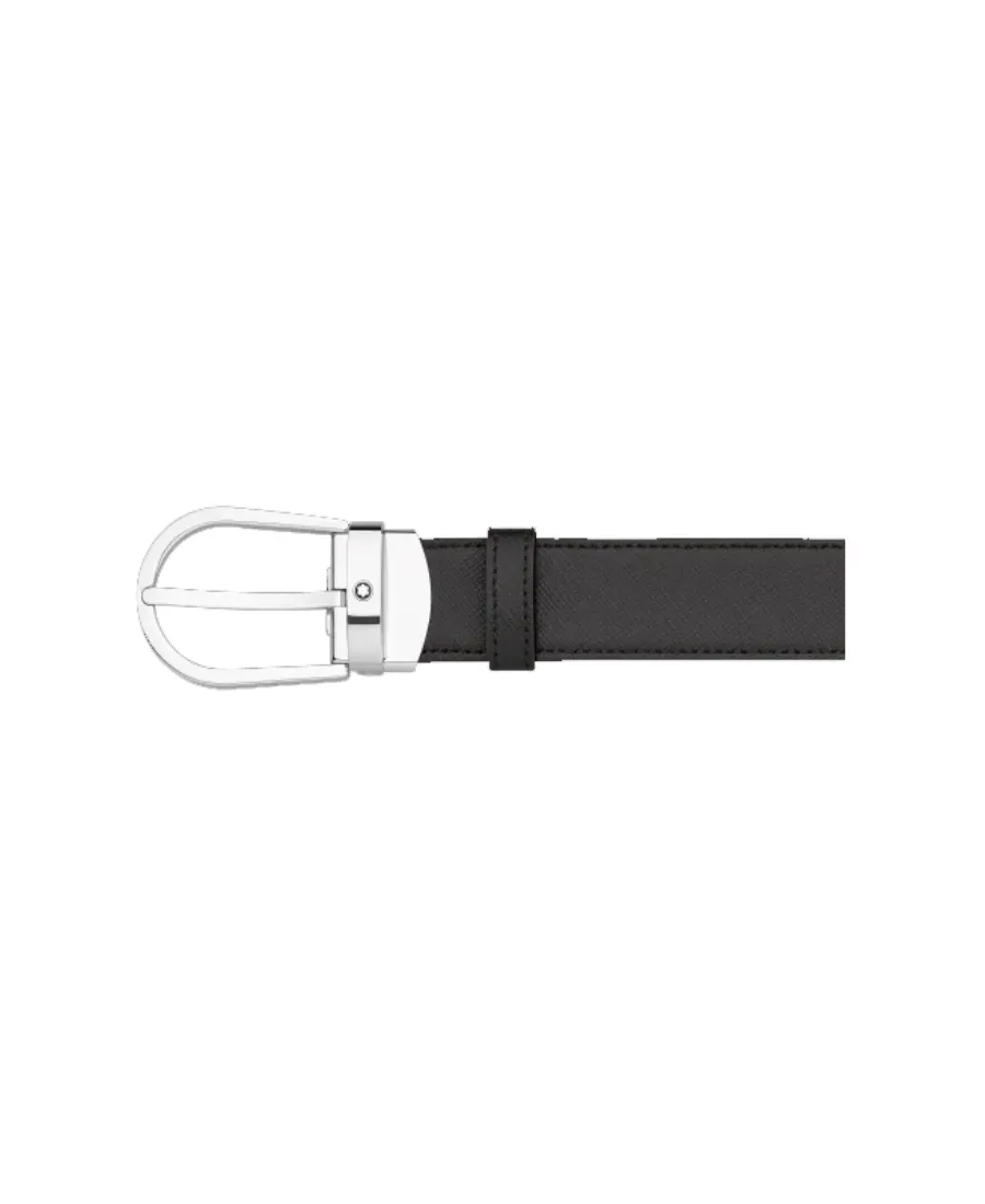 Horseshoe-Buckle Reversible Belt