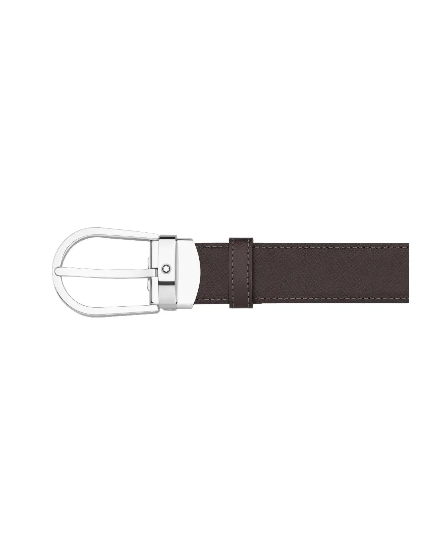 Horseshoe-Buckle Reversible Belt