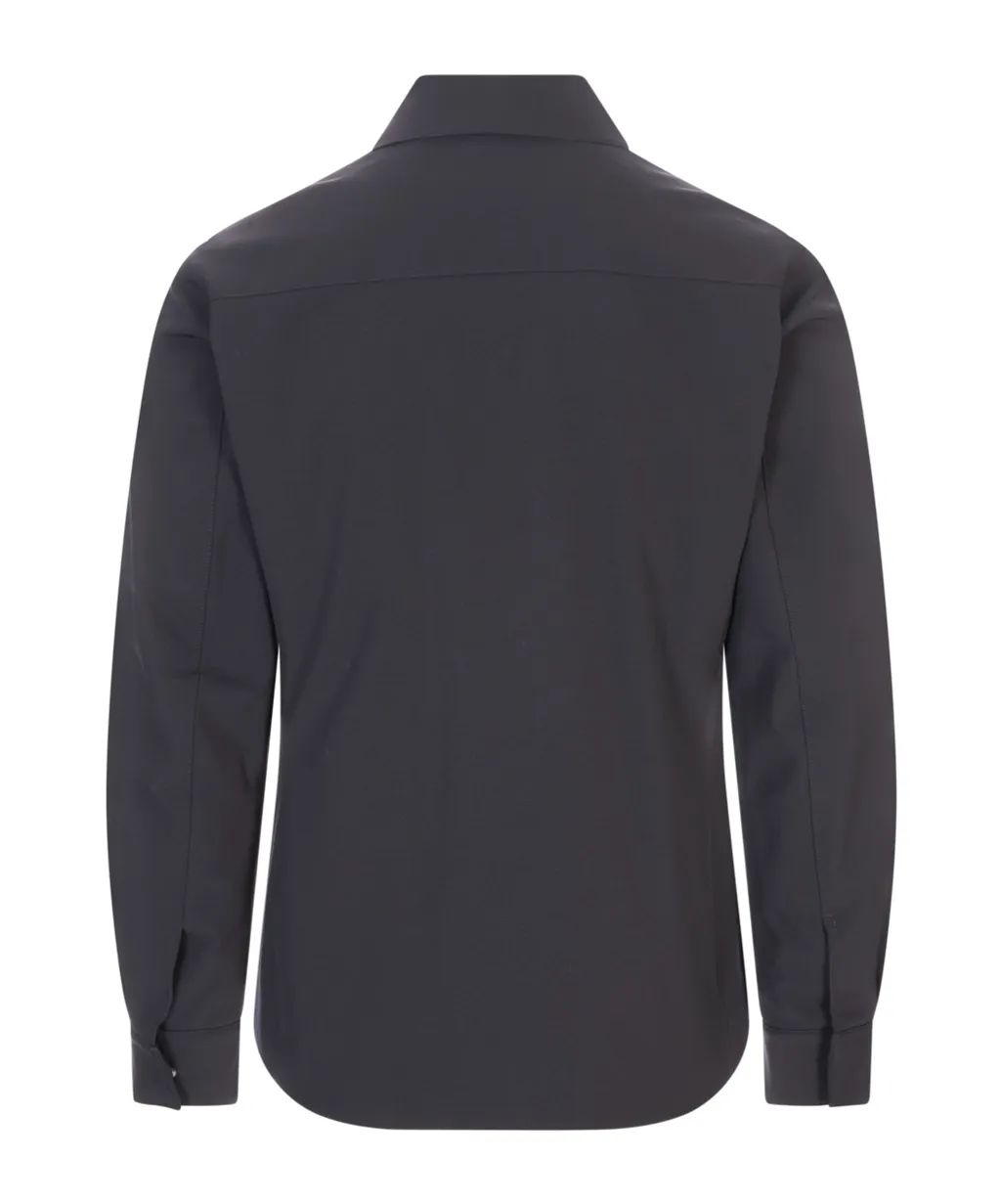 Long-Sleeved Shirt Jacket