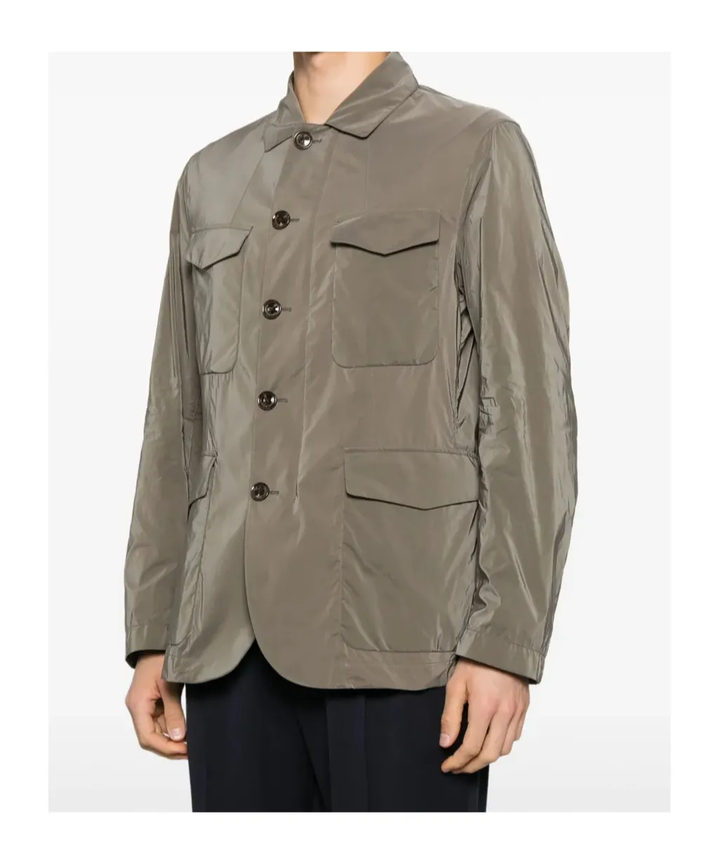 Classic-Collar Shirt Jacket