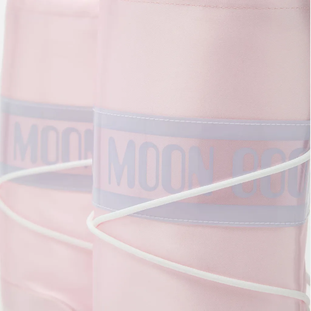 Icon Logo-Print Lace-Up Boots