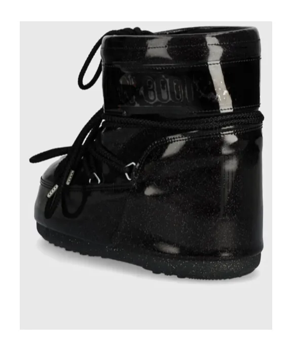 Icon Low Glitter Lace-Up Boots