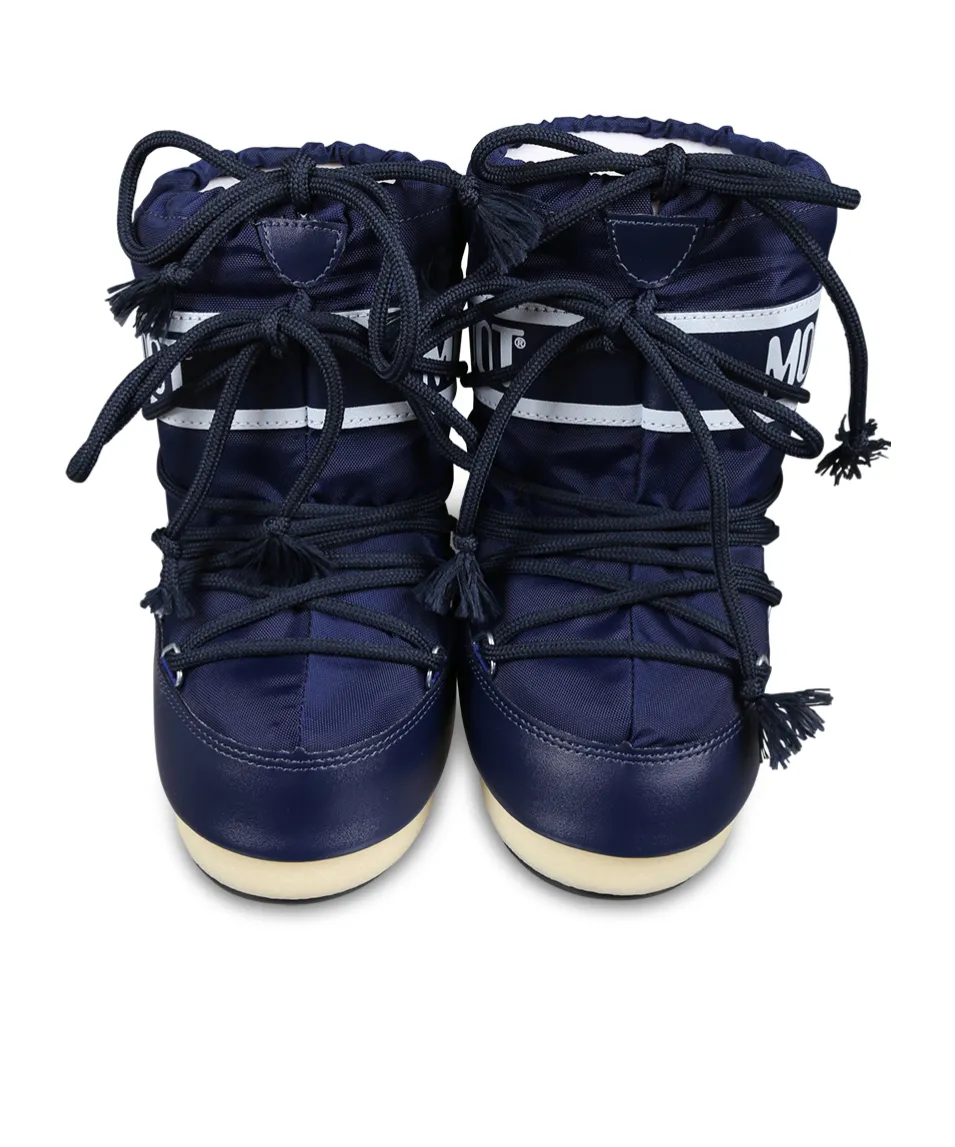 Icon Logo Printed Lace-Up Boots