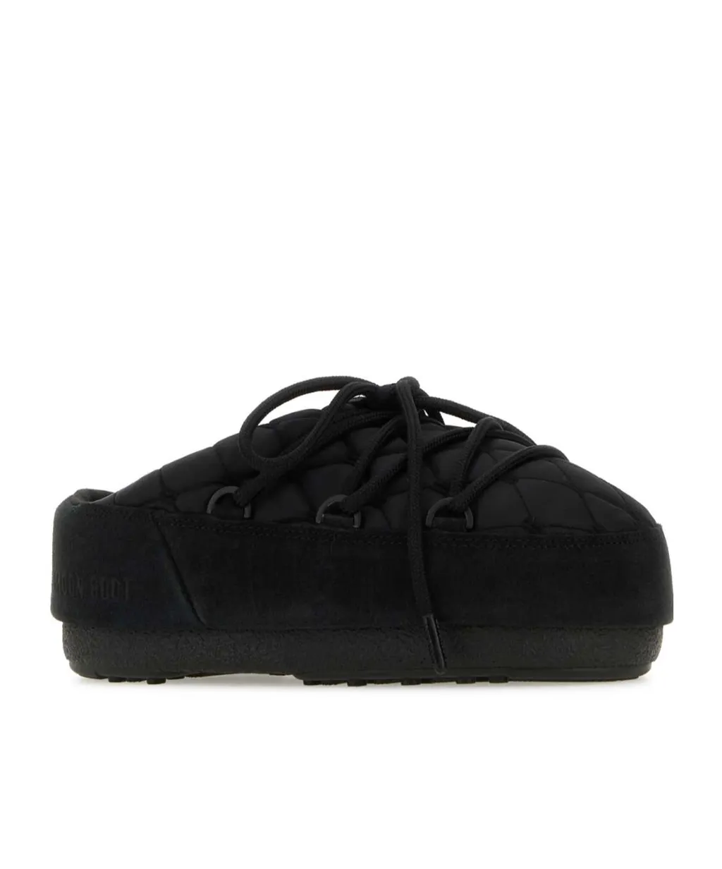 Quilted Slip-On Mules