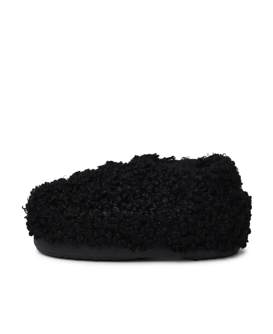 Faux Curly Slip-On Sandals