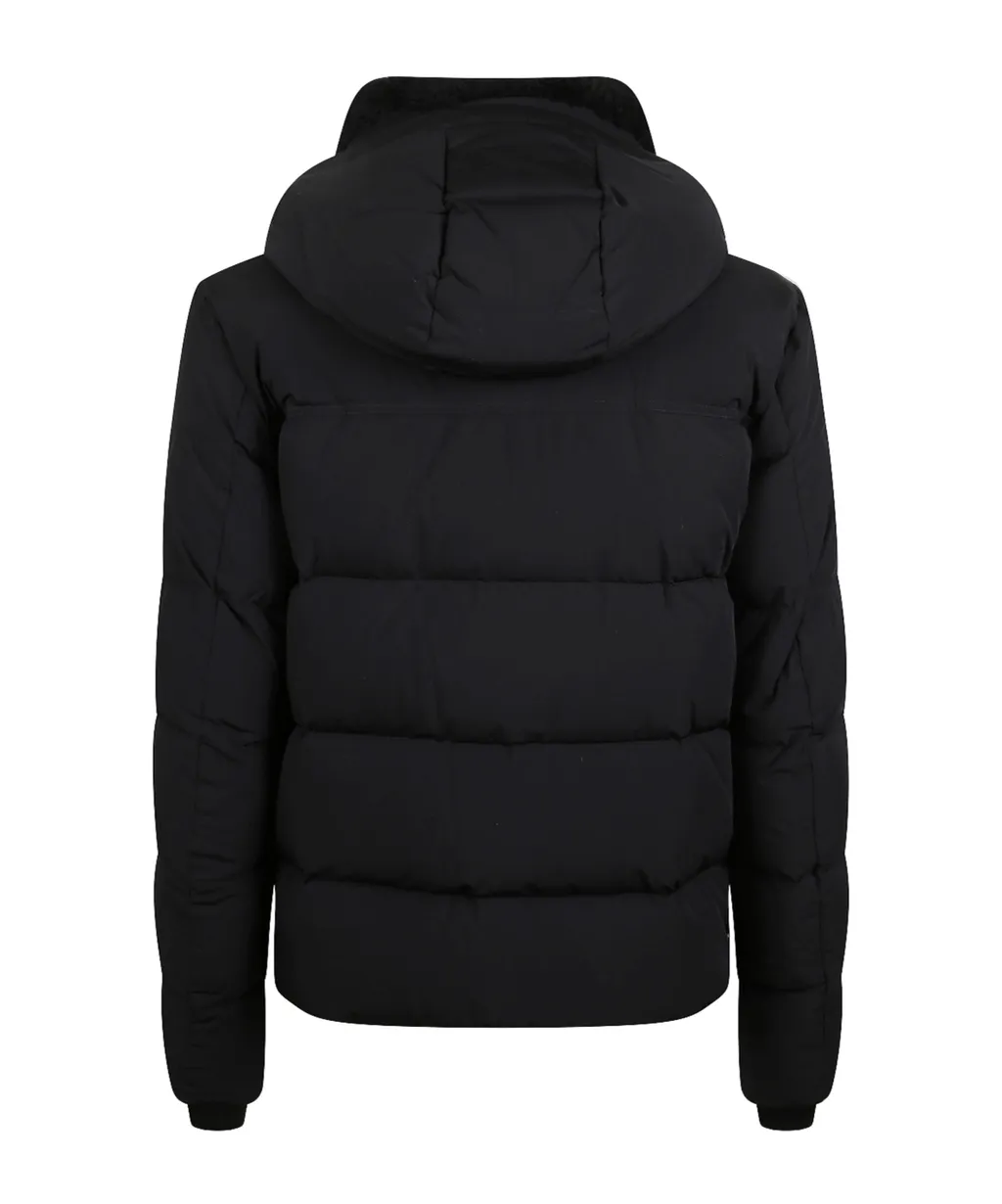Hooded Zip-Front Jacket