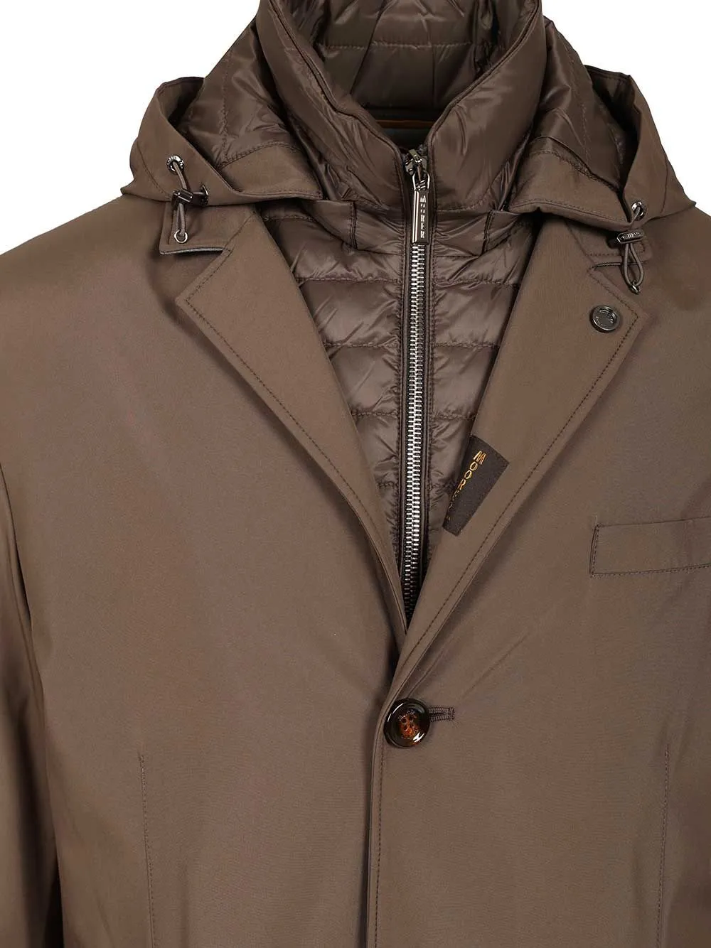 Quilted Hooded Coat