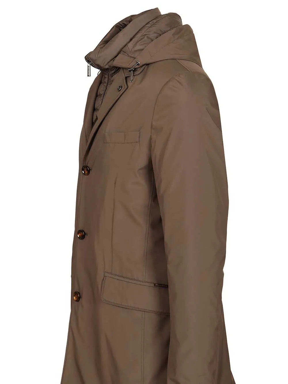 Quilted Hooded Coat