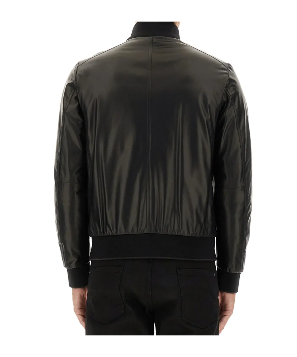 Buttoned High Neck Jacket