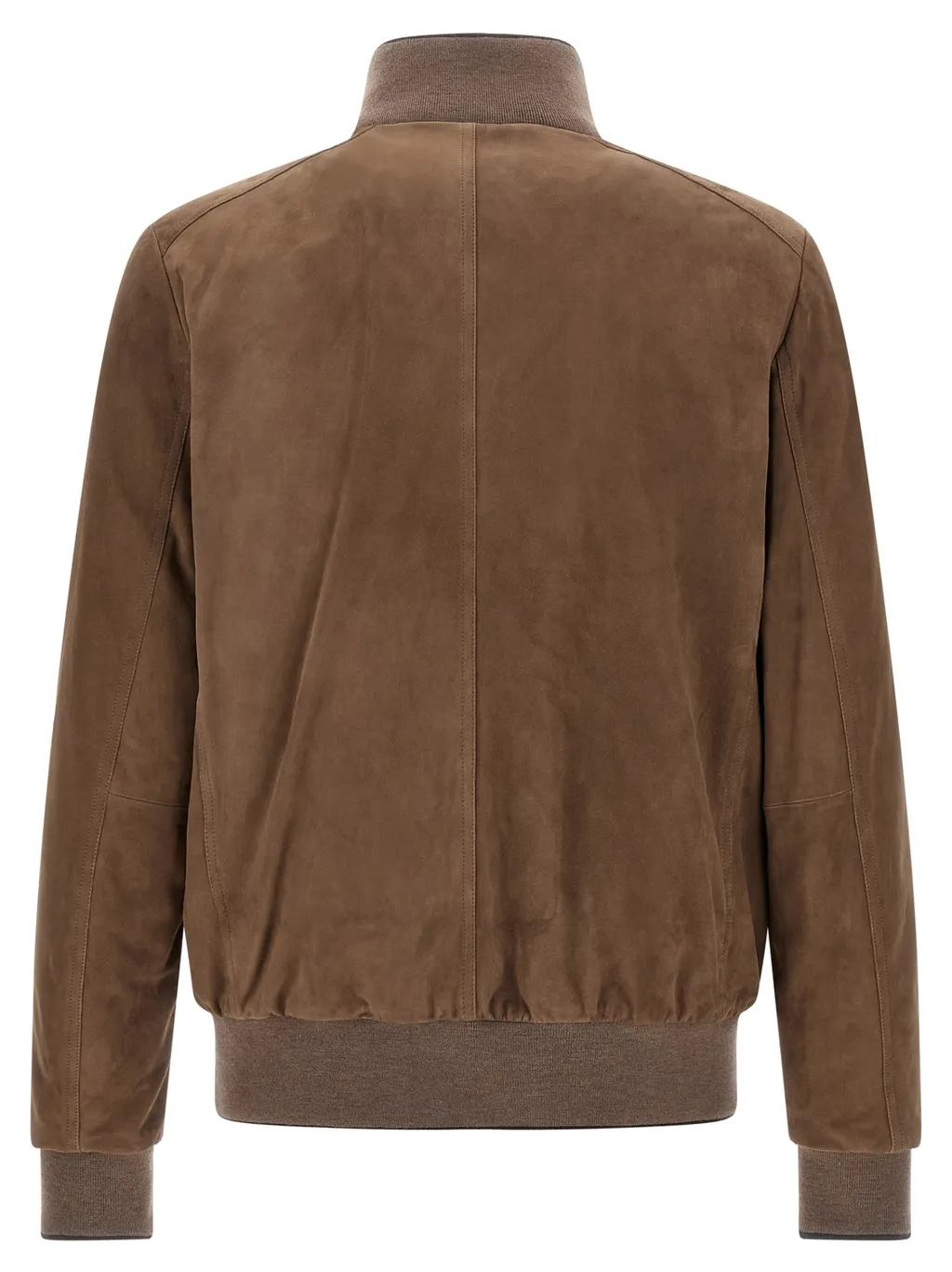 Buttoned High Neck Jacket